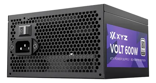 Fuente Poder Xyz Volt 600w Certificada 80+ White