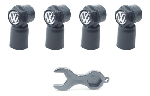 Imagem 2 de 7 de 1 Capa Válvula 414 Volkswagen Preto Tampa Bico Antifurto Vw