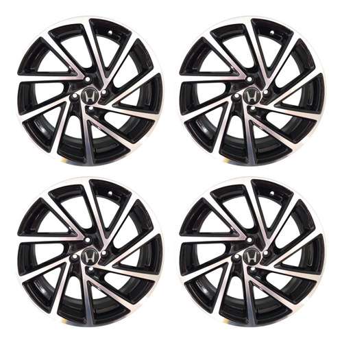 4 Rodas Aro 17 Honda City Civic Wrv Fit Lxl Ex Lx Dx (6184)