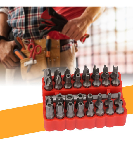 Juego De Brocas Huecas 33 En 1, Kit De Destornilladores Hex