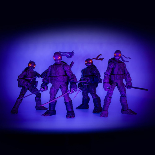 Teenage Mutant Ninja Turtles Pack 4 Figuras Tmnt Bst Axn