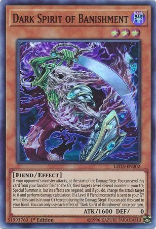 Yugioh! Dark Spirit Of Banishment - Led5-en002