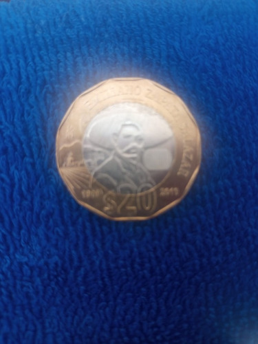 Moneda De 20 Pesos Emiliano Zapata Salazar 1919 2019