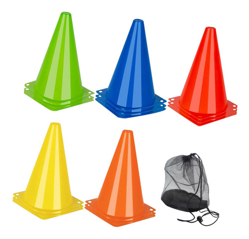 Conos De Entrenamiento Para Fútbol Conos De 16 Piezas