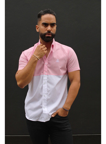 Camisa Manga Corta De 100% Algodón Pima