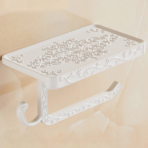 Set De Herrajes De Baño, Papel Blanco, Soporte Para Teléfono