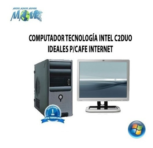 Computadores Tecnología Intel C2duo Ideales P/cafe Internet