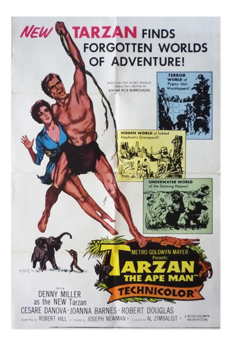 Afiche Poster Pelicula Tarzan The Ape Man 1959 