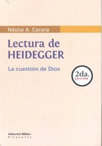 Lectura De Heidegger Néstor Corona