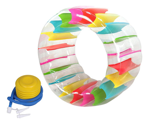 Rueda Inflable Para El Agua, Flotador Colorido 165cmx80cm