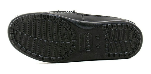 Imagen 5 de 7 de Zapatillas Crocs Santa Cruz 2 Luxe Leather Negro 2221