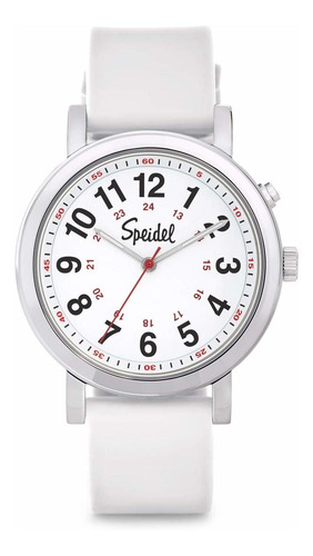 Reloj Mujer Speidel 60370006 Cuarzo Pulso Blanco En Silicona