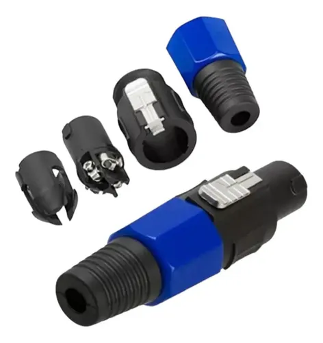 Conector Plug Macho Speakon Pack 2 Piezas | MercadoLibre