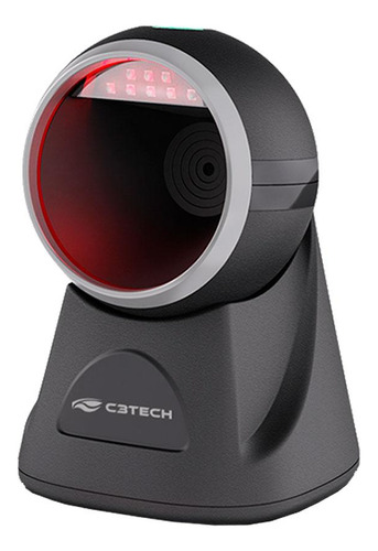 Leitor De Código De Barras C3tech Fixo 1d/2d Usb Lb-d200bk