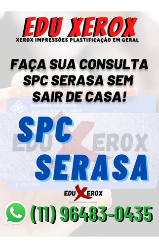 Imagem 1 de 4 de Consulta Spc / Cons. Veicular / Localização De Pessoas