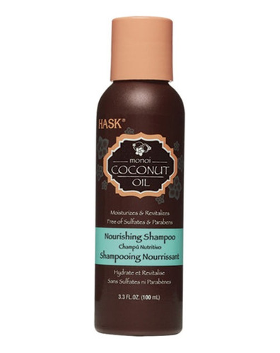 Hask Shampoo Monoi Coconut Oil Travel Size 100 Ml