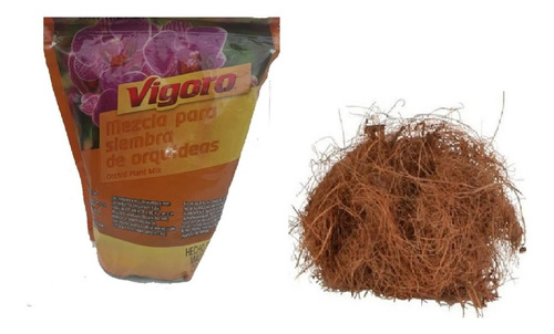 Sustrato Para Orquidea Con Fibra De Coco
