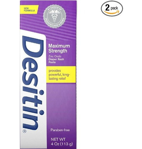 Desitin Maximum Strength Diaper Rash Pega 4 Oz (pack De 2)