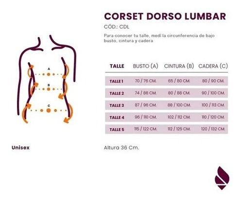 Faja Corset Dorso Lumbar Alta C Ballenas Calidad Dema, Cdl