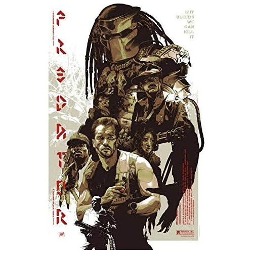 Predator, Póster De Película De Ciencia Ficción De 1...