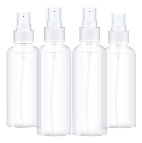  4 X Botella Plástica Rociador Spray - 75 Ml