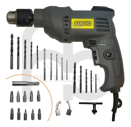 Taladro Percutor Impacto 13mm 600w Barovo En Maletin