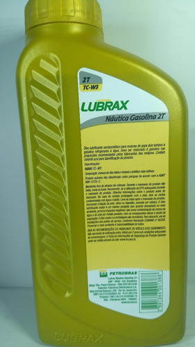 Imagem 2 de 3 de 3 Óleos Lubrax 2t Náutica Tcw3 Semi Sintético 500ml