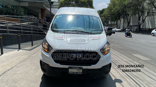 Ford Transit 2.2 Van Larga Techo Alto Aa Custom Mt