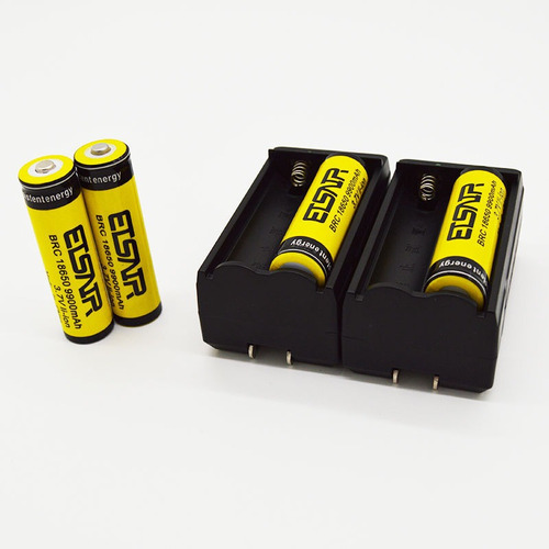 Batería De Ion-litio Recargable 18650 3.7v 9900mah 4pcs + 2 