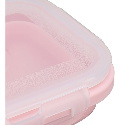 Recipiente Plegable De Silicona Apto Para Microondas