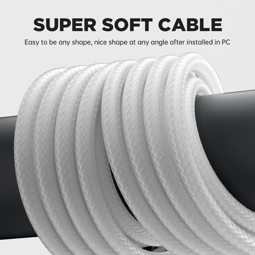 Kit De Extensión De Cable De Psu Genérico De 30 Cm De Longit