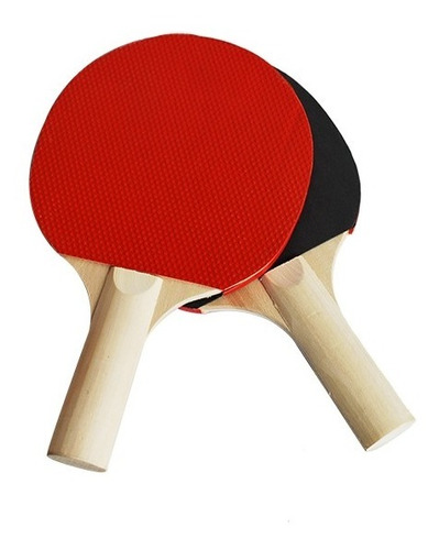 Set Raquetas De Ping Pong + Malla + 3 Pelotas + Estuche