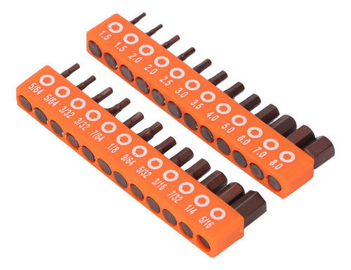 Conjunto De Brocas Hexagonais, 24 Peças De Furadeira De Cabe