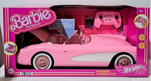 Barbie The Movie Hot Wheels Rc Barbie Corvette 