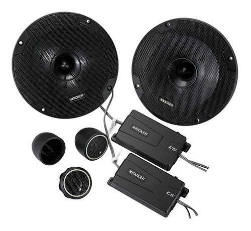 Set De Medios Kicker 46css654 Potencia Rms De 100w