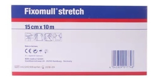 Cinta Fixomull Stretch 15 X 10 L - Unidad a $119000
