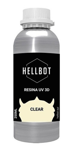 Resina Hellbot Dura Estandar 405nm250ml Impresora 3d Dlp Lcd