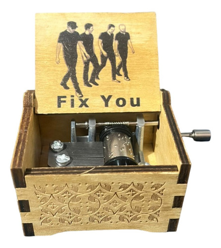 Caixinha De Musica Manivela  Fix You Coldplay