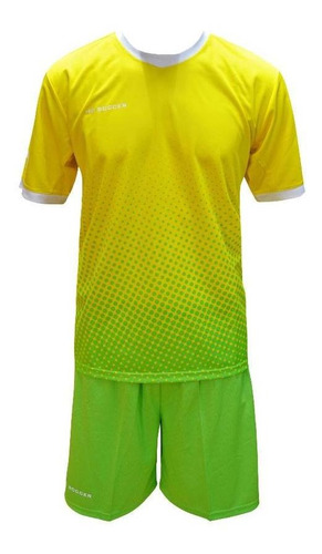 Set Camiseta + Short Ho Soccer Torm Amarillo - Verde