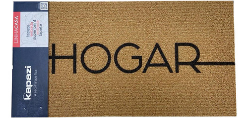 Alfombra Felpudo Rapazi Diseño Beige Hogar 75x40cm