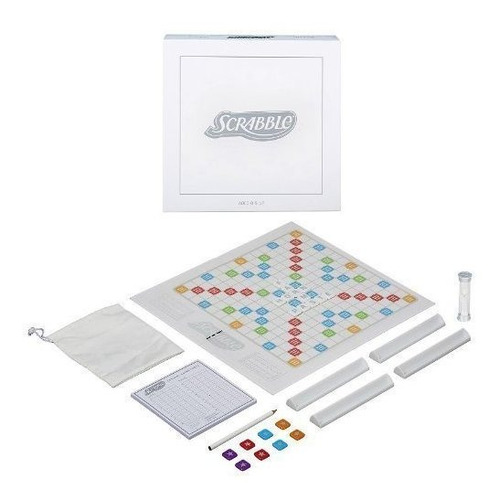 Hasbro Scrabble Family Game Pearl Edition Por