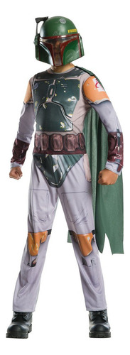 Star Wars Boba Fett Halloween Fiesta Mono Cosplay Disfraz Conjunto Completo Para Niños A