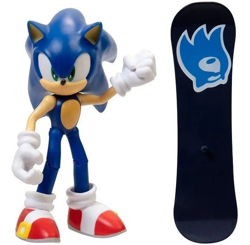 Figura Articulada Sonic The Hedgehog C/ Acessorio Fun