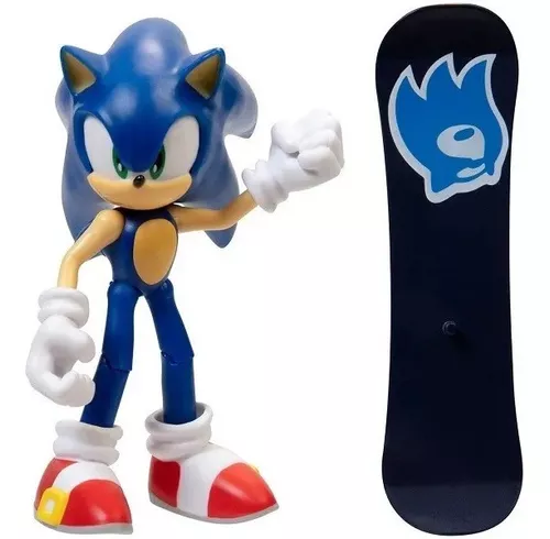 Boneco Action Figure Sonic The Hedgehog c/ acessórios - Just Toys