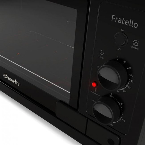 Forno Eletrico Fratello Com Timer Stile 220 V Mueller