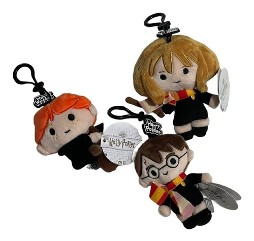 Harry Potter Hermione Y  Ron Wesley Llaveros Peluche