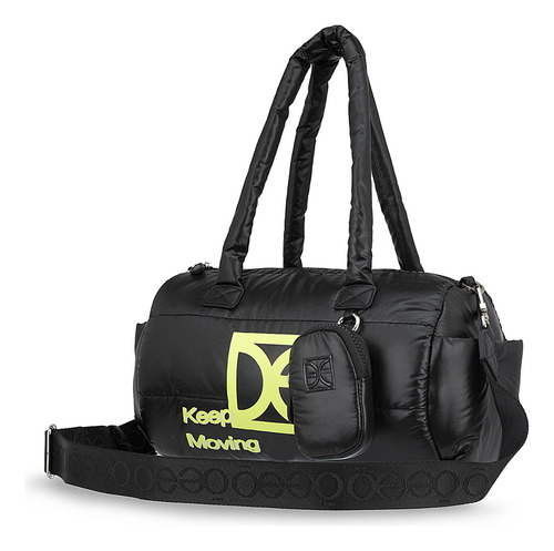 Bolsa Bowling Cloe Ofrani Grande Color Negro