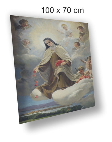 Cuadro Canvas Bastidor Santa Teresa Del Niño Jesús 100x70