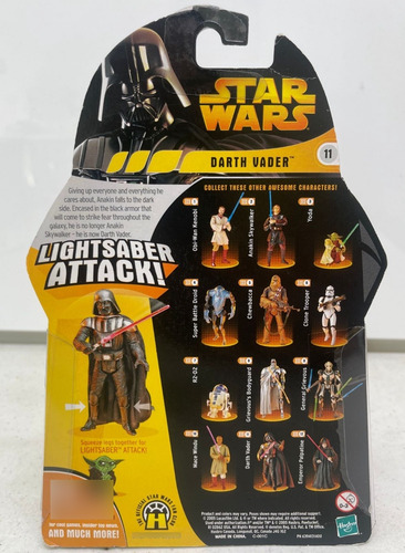 Star Wars Darth Vader 2005 Revenge Of The Sith Lightsaber (Usado)