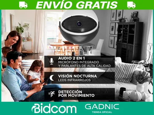 Cámara De Seguridad Robot Gadnic Con App Y Visión Nocturna
